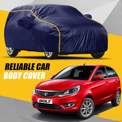 R Rayvin Star Car Cover For Tata Bolt (With Mirror Pockets)(Multicolor)