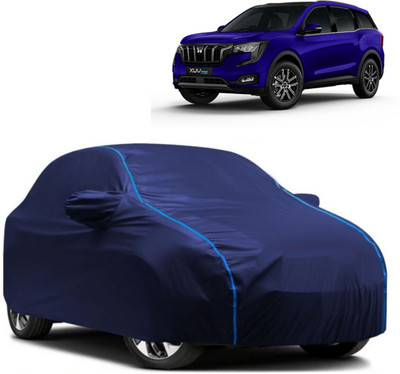 Auto Drift Car Cover For Mahindra XUV 700 (With Mirror Pockets)(Blue, Blue)