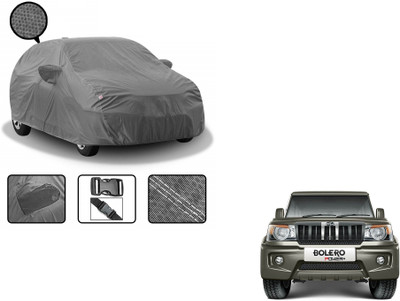Auto Oprema Car Cover For Mahindra Bolero (With Mirror Pockets)(Grey, For 2016, 2017, 2018, 2019, 2020, 2021, 2022 Models)