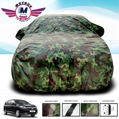 MoTRoX Car Cover For Renault Lodgy (Without Mirror Pockets)(Green)