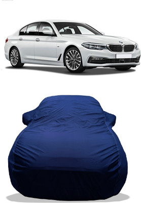 Wegather Car Cover For BMW 5 Series 530d M Sport Diesel (With Mirror Pockets)(Blue)