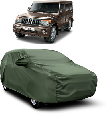 aosis Car Cover For Mahindra Bolero (With Mirror Pockets)(Green)