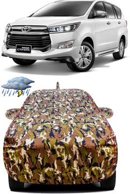 Ascension Car Cover For Toyota Innova Crysta (With Mirror Pockets)(Multicolor)