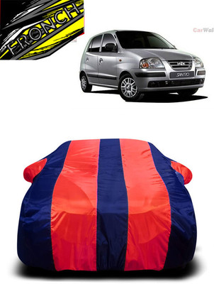 FRONCH Car Cover For Hyundai Santro 1.0i (With Mirror Pockets)(Red, Blue)