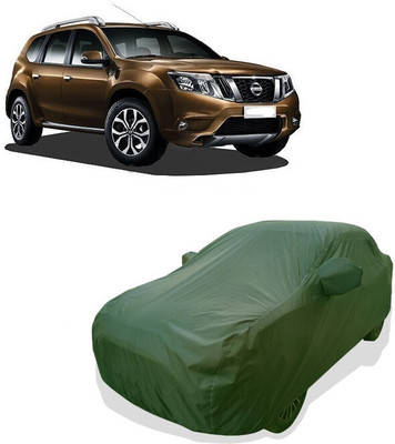 Tricway Car Cover For Nissan Terrano Nissan Terrano XE D Diesel (With Mirror Pockets)(Green)