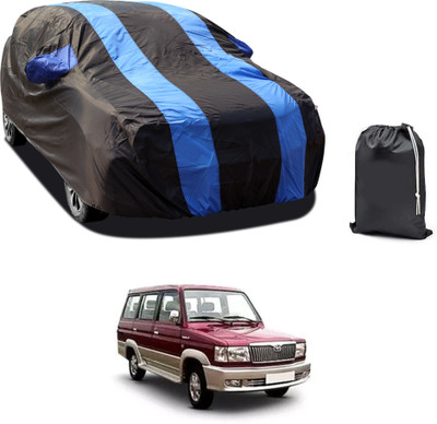 PAGORA Car Cover For Toyota Qualis (With Mirror Pockets)(Blue)