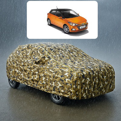 CODOKI Car Cover For Hyundai i20 Sportz CRDI (With Mirror Pockets)(Yellow)