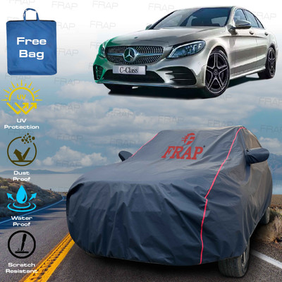 Frap Car Cover For Mercedes Benz C220 (With Mirror Pockets)(Blue, Red)