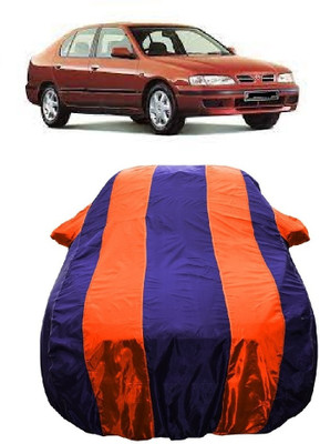Wegather Car Cover For Nissan Primera 1.6 SX (With Mirror Pockets)(Orange)