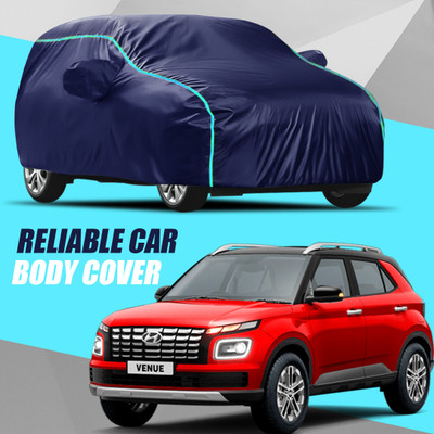KULTEX Car Cover For Hyundai Venue (With Mirror Pockets)(Multicolor)