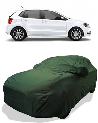 Coxtor Car Cover For Volkswagen Polo GT 1.5 TDI Diesel (With Mirror Pockets)(Green)