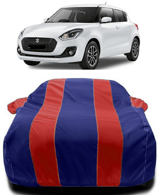 Autoprime Car Cover For Maruti Suzuki Swift AMT ZDI Plus Diesel (With Mirror Pockets)(Red, Blue)