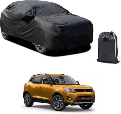 PAGORA Car Cover For Mahindra XUV300 W4 Petrol (With Mirror Pockets)(Black)