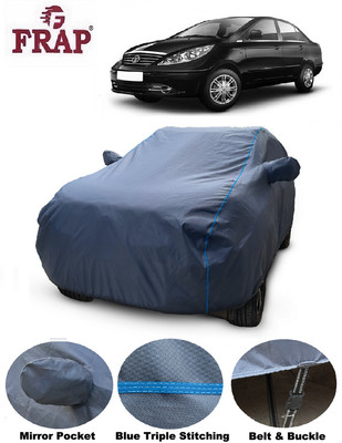 Frap Car Cover For Tata Manza (With Mirror Pockets)(Grey)