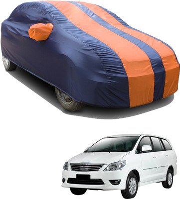 SS FOR YOUR SMART NEEDS Car Cover For Toyota Innova (With Mirror Pockets)(Orange, Blue)