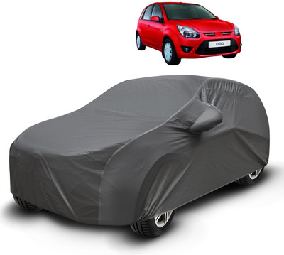 Auto Hub Car Cover For Ford Figo (With Mirror Pockets)(Grey)