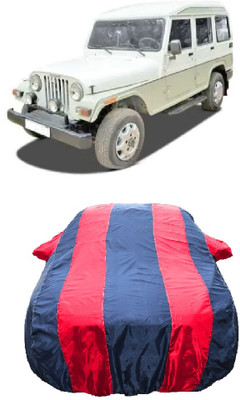 Wegather Car Cover For Mahindra Marshal (With Mirror Pockets)(Red)