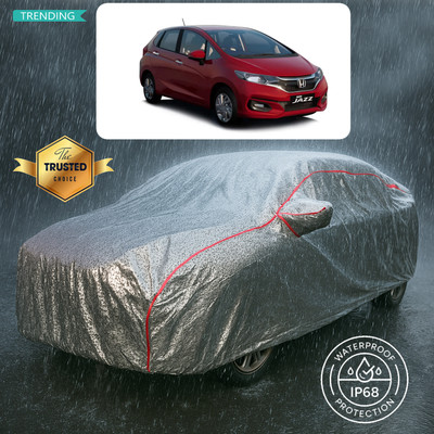 CODOKI Car Cover For Honda Jazz 1.5 E i DTEC (With Mirror Pockets)(Silver)