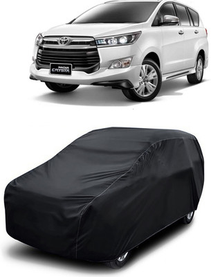 MoTRoX Car Cover For Toyota Innova Crysta (Without Mirror Pockets)(Black)