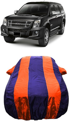 Wegather Car Cover For Isuzu Isuzu MU 7 CNG (With Mirror Pockets)(Orange)