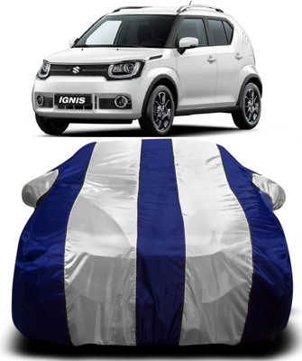 AXLOZ Car Cover For Maruti Suzuki Ignis (With Mirror Pockets)(Multicolor)