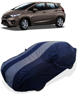 Coxtor Car Cover For Honda Jazz 1.5 SV i DTEC (With Mirror Pockets)(Grey)