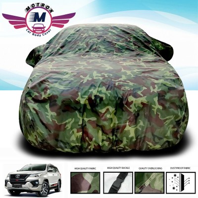 MoTRoX Car Cover For Toyota Fortuner Old (Without Mirror Pockets)(Green)