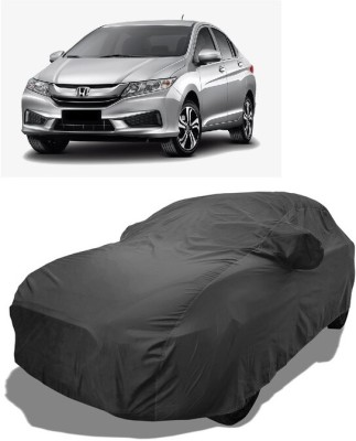 Coxtor Car Cover For Honda City LX (With Mirror Pockets)(Grey)