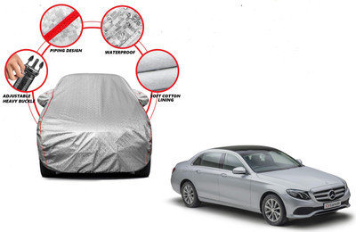 Auto Oprema Car Cover For Mercedes Benz E-Class (With Mirror Pockets)(Silver)