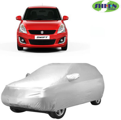 Sheen Car Cover For Maruti Suzuki Swift (Without Mirror Pockets)(Silver)