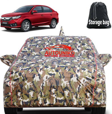 autouniko Car Cover For Honda Amaze, Amaze E Diesel, Amaze E Petrol, Amaze LX (With Mirror Pockets)(Multicolor)