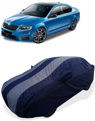 Coxtor Car Cover For Skoda Octavia RS245 1.8 TSI AT Onyx Petrol (With Mirror Pockets)(Grey)