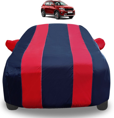 Amanzo Car Cover For Kia Sonet (With Mirror Pockets)(Red)