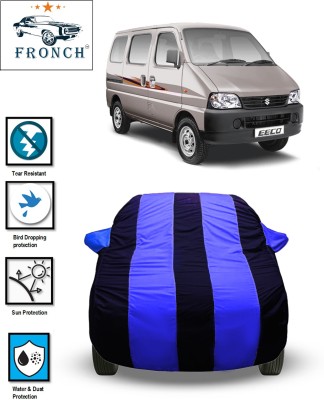 FRONCH Car Cover For Maruti Suzuki Eeco (With Mirror Pockets)(Blue)