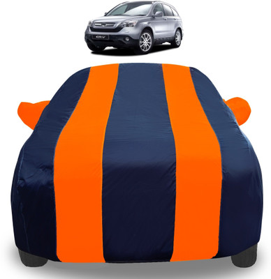 Auto Hub Car Cover For Honda CR-V (With Mirror Pockets)(Orange)