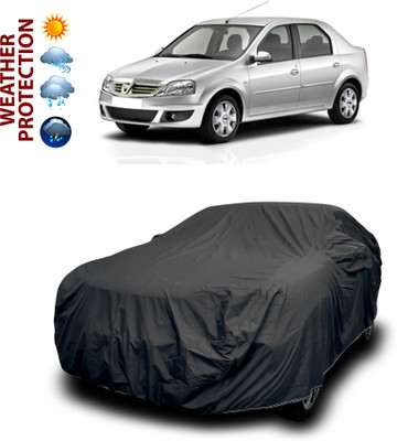 PAGORA Car Cover For Mahindra Verito (With Mirror Pockets)(Black)