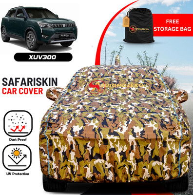 AUTOMOZEXO Car Cover For Mahindra XUV 300 (With Mirror Pockets)(Multicolor)