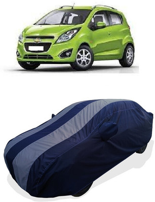 Coxtor Car Cover For Chevrolet Beat Diesel LTZ (With Mirror Pockets)(Grey)