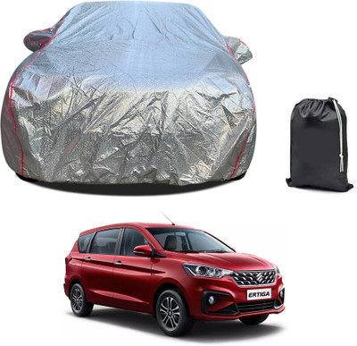 PAGORA Car Cover For Maruti Suzuki Ertiga (With Mirror Pockets)(Silver)