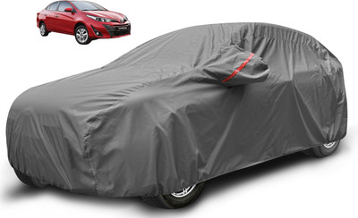 Caronix Car Cover For Toyota Yaris (With Mirror Pockets)(Grey)