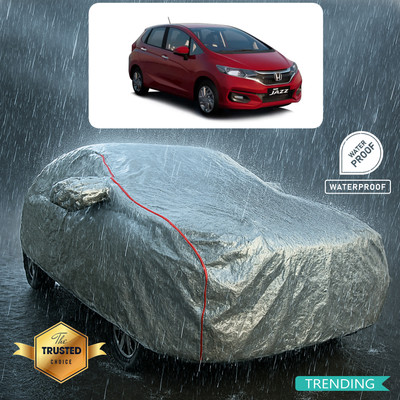 CODOKI Car Cover For Honda Jazz 1.5 E i DTEC (With Mirror Pockets)(Silver)
