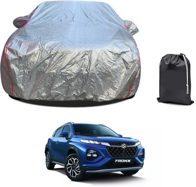 PAGORA Car Cover For Maruti Suzuki Fronx (With Mirror Pockets)(Silver)