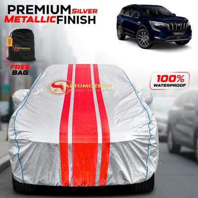 AUTOMOZEXO Car Cover For Mahindra XUV 700 (With Mirror Pockets)(Silver)