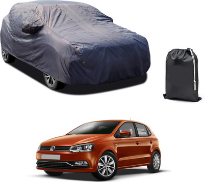 GOSHIV-car and bike accessories Car Cover For Volkswagen Polo Equisite (With Mirror Pockets)(Grey)