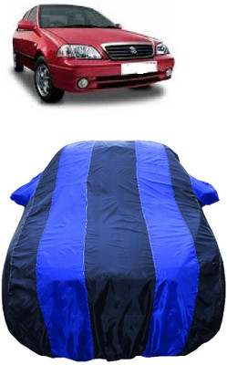Wegather Car Cover For Maruti Suzuki Esteem (With Mirror Pockets)(Blue)