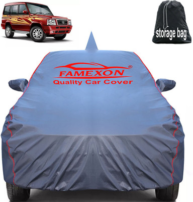 FAMEXON Car Cover For Tata Sumo (With Mirror Pockets)(Grey)