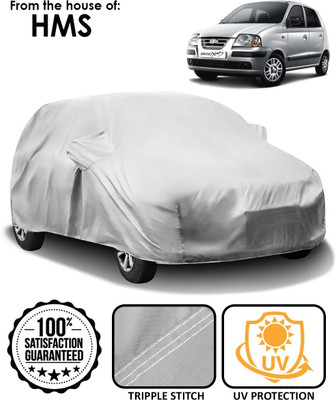 HMS Car Cover For Hyundai Santro Xing (With Mirror Pockets)(Silver)
