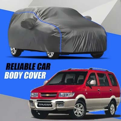 Amikan Car Cover For Chevrolet Tavera, Tavera 2.5 L, Tavera 7 STR, Tavera 8 Seater, Tavera Neo 3 10 Seats BSIII, Tavera BS IV Rhino (With Mirror Pockets)(Grey, Blue, For 2011, 2012, 2013, 2014, 2015, 2016, 2017, 2018, 2019, 2020, 2021, 2022, 2023, 2024 Models)