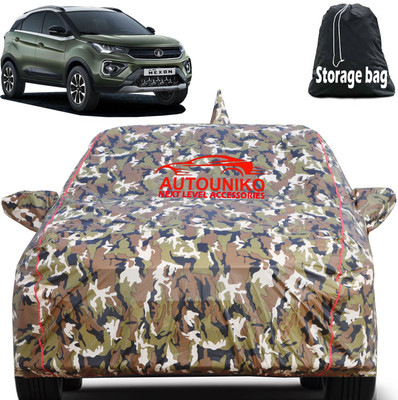 autouniko Car Cover For Tata Nexon (With Mirror Pockets)(Multicolor)