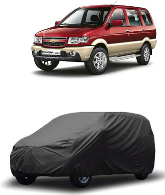 ARNEJA Car Cover For Chevrolet Tavera (Without Mirror Pockets)(Grey)